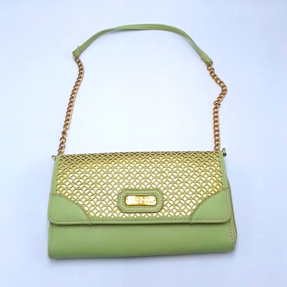Jessica Simpson clutch MINT GREEN (lighter than pictured)